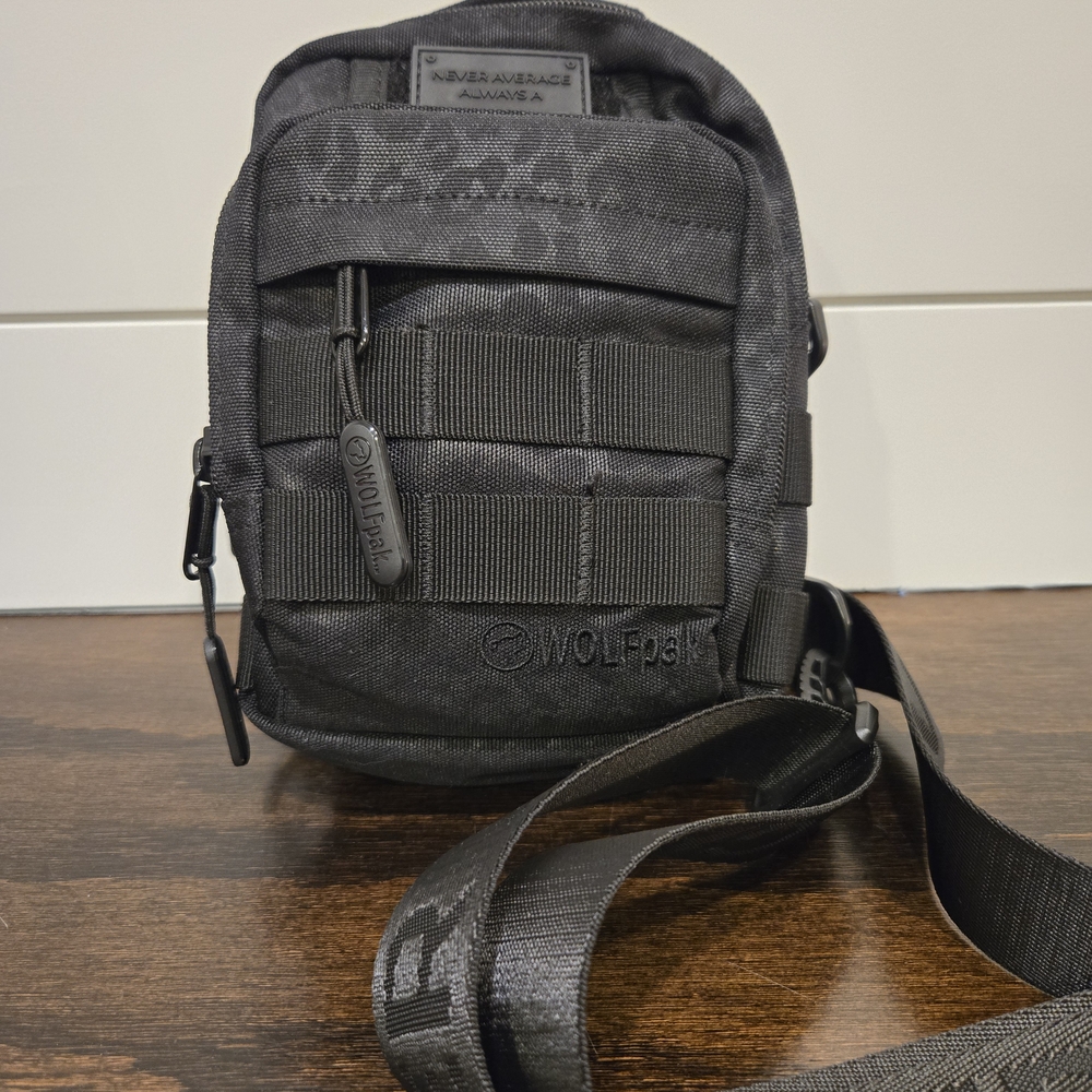 Wolfpak 4L Mini Tactical Sling Bag - Black Leopard